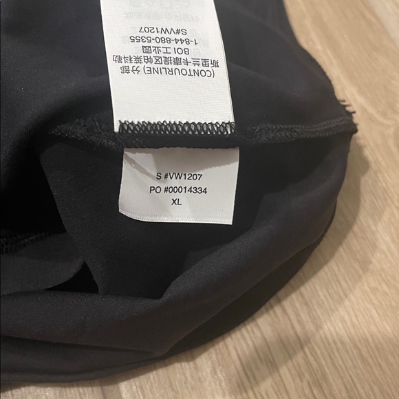 Vuori AllTheForm Support Cropped Tank Top Black Sz XL VW1207 - Picture 6 of 9